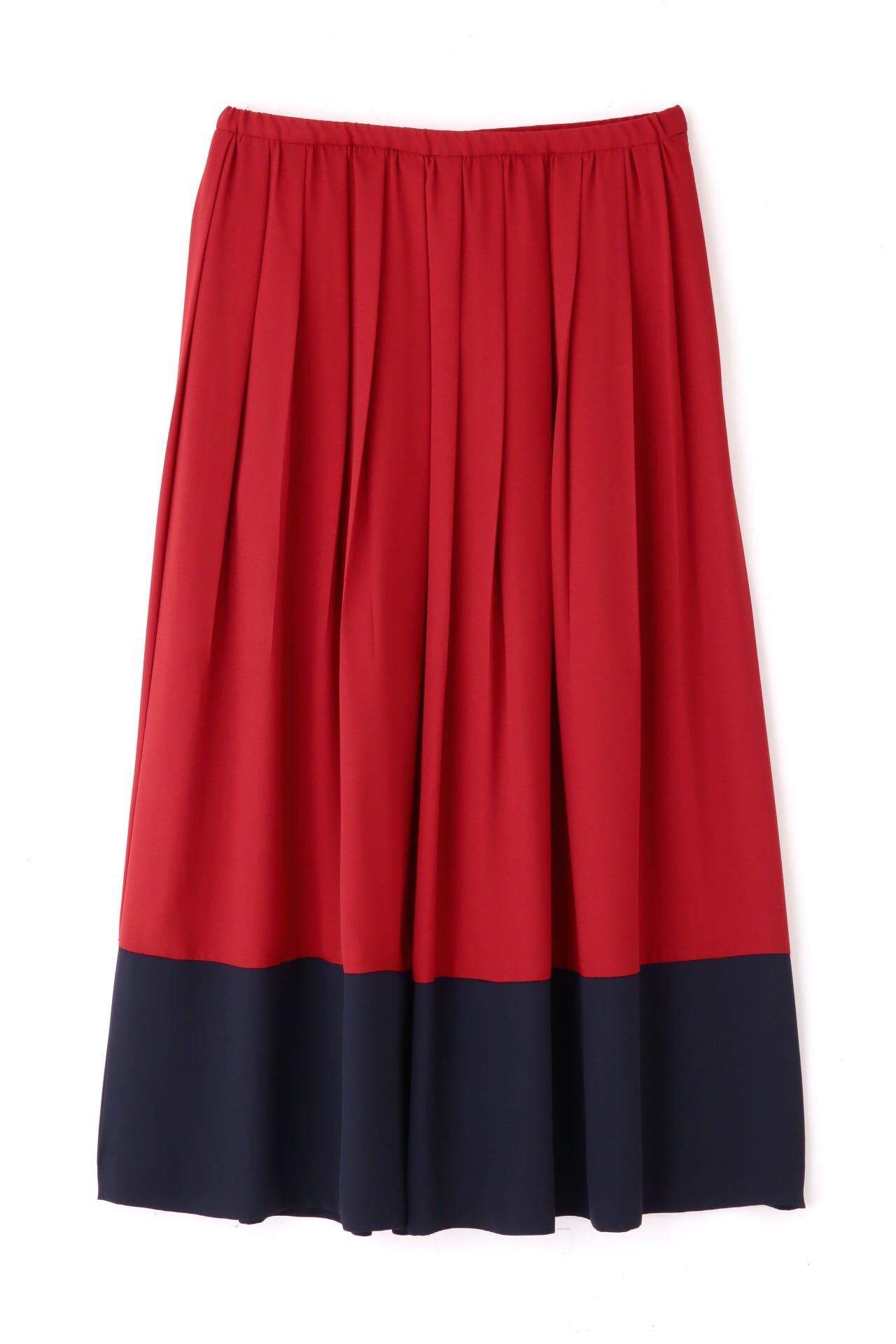  「◆バイカラープリーツスカート」|スカート|