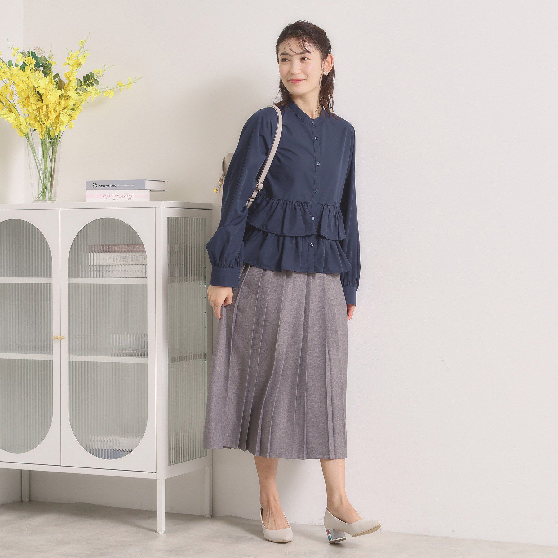 ITS&rsquo;DEMO「【洗濯機OK】ティアードフリルブラウス」|シャツ・ブラウス|