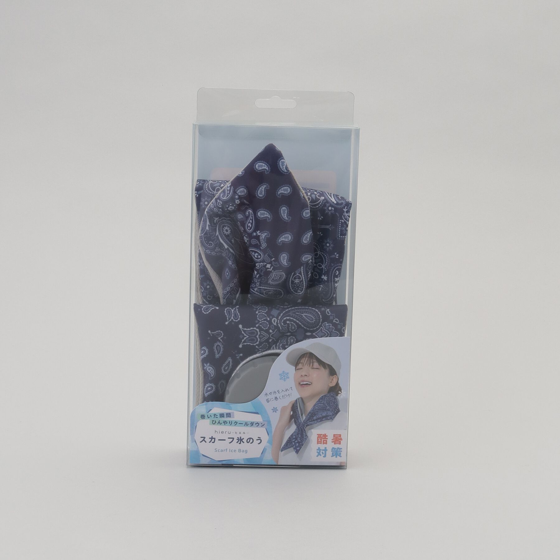 212 KITCHEN STORE「hieru スカーフ氷のう ペイズリー ネイビー」|その他|