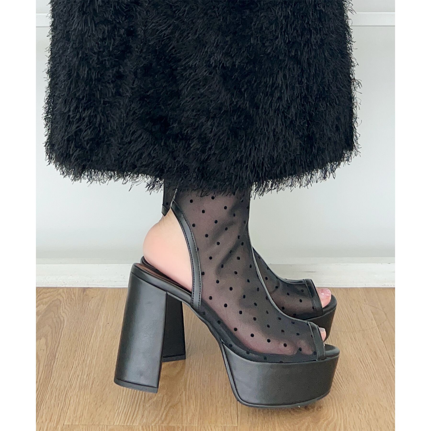 ESPERANZA「厚底ラク盛りブーツヒールサンダル」|ショートブーツ|