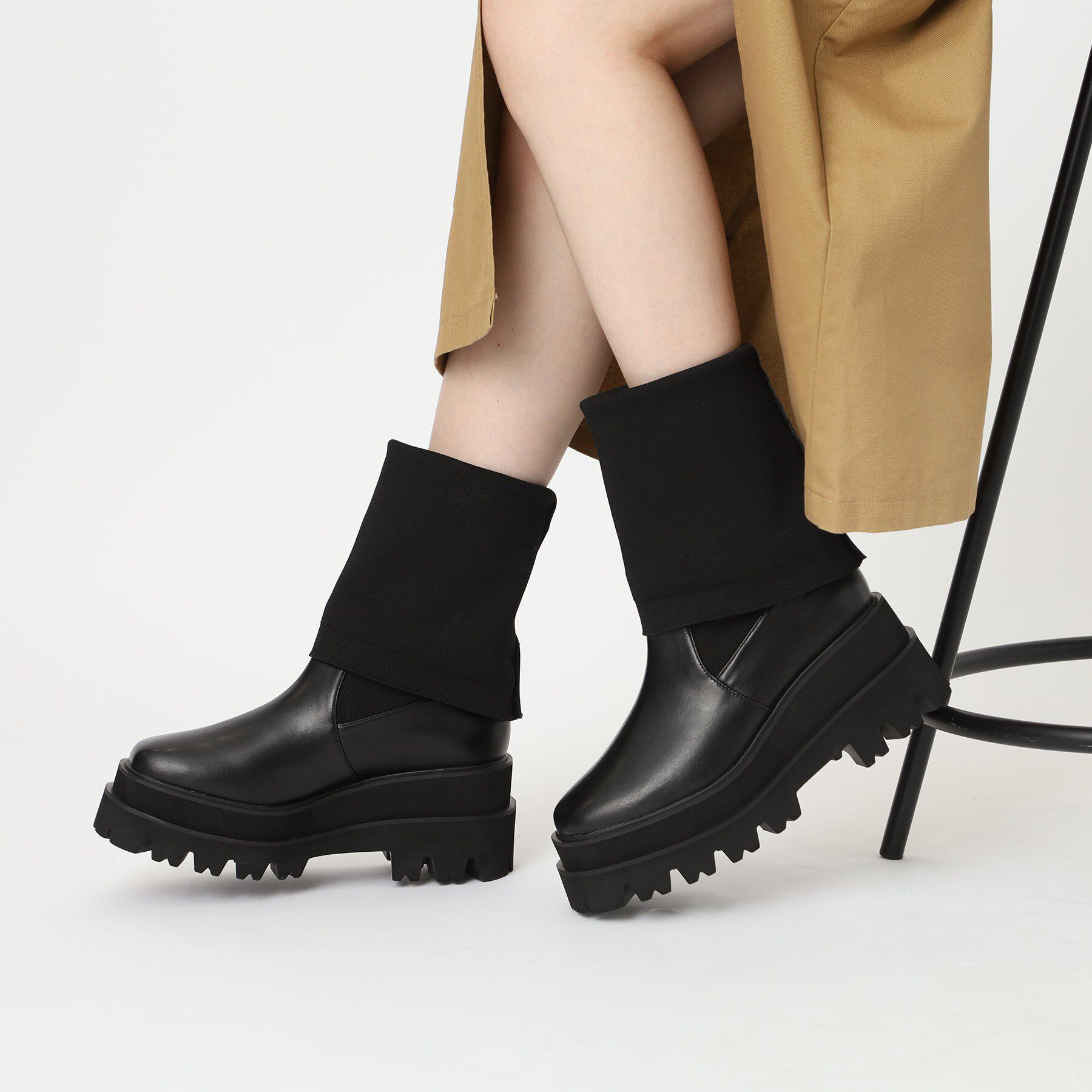 ESPERANZA「ニットロングブーツ」|ショートブーツ|