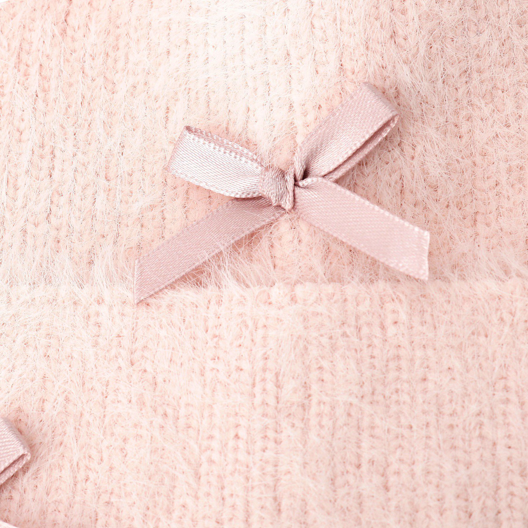 Grandedge「リボン付きニット帽」|ニット帽|