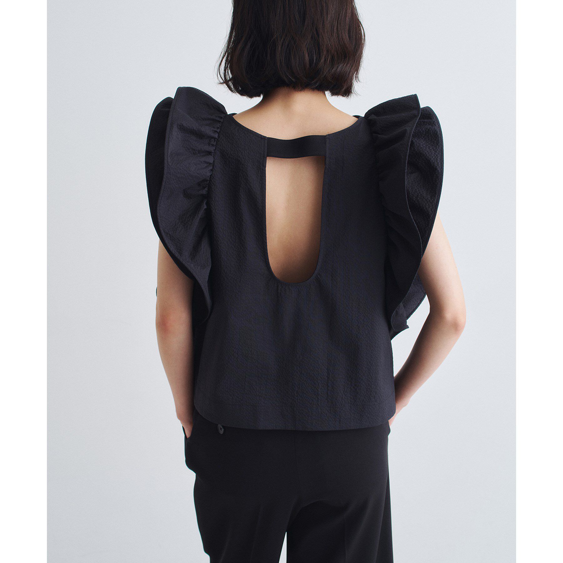 CODE A「ruffle drama blouse」|シャツ・ブラウス|