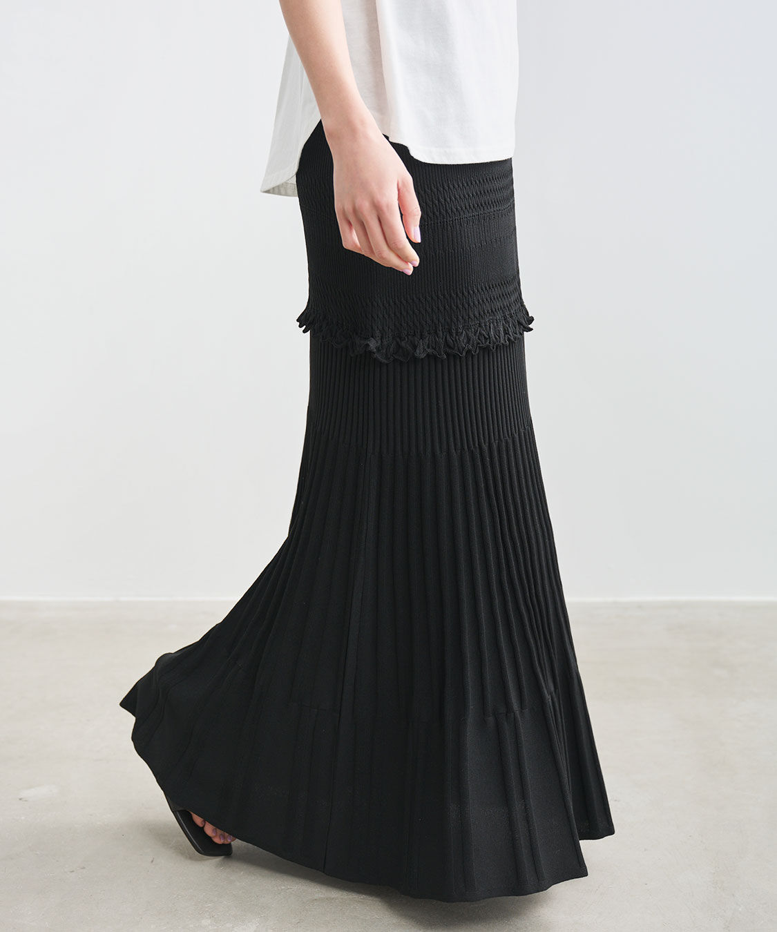 COCO DEAL「柄編みニットマーメイドスカート」|スカート|