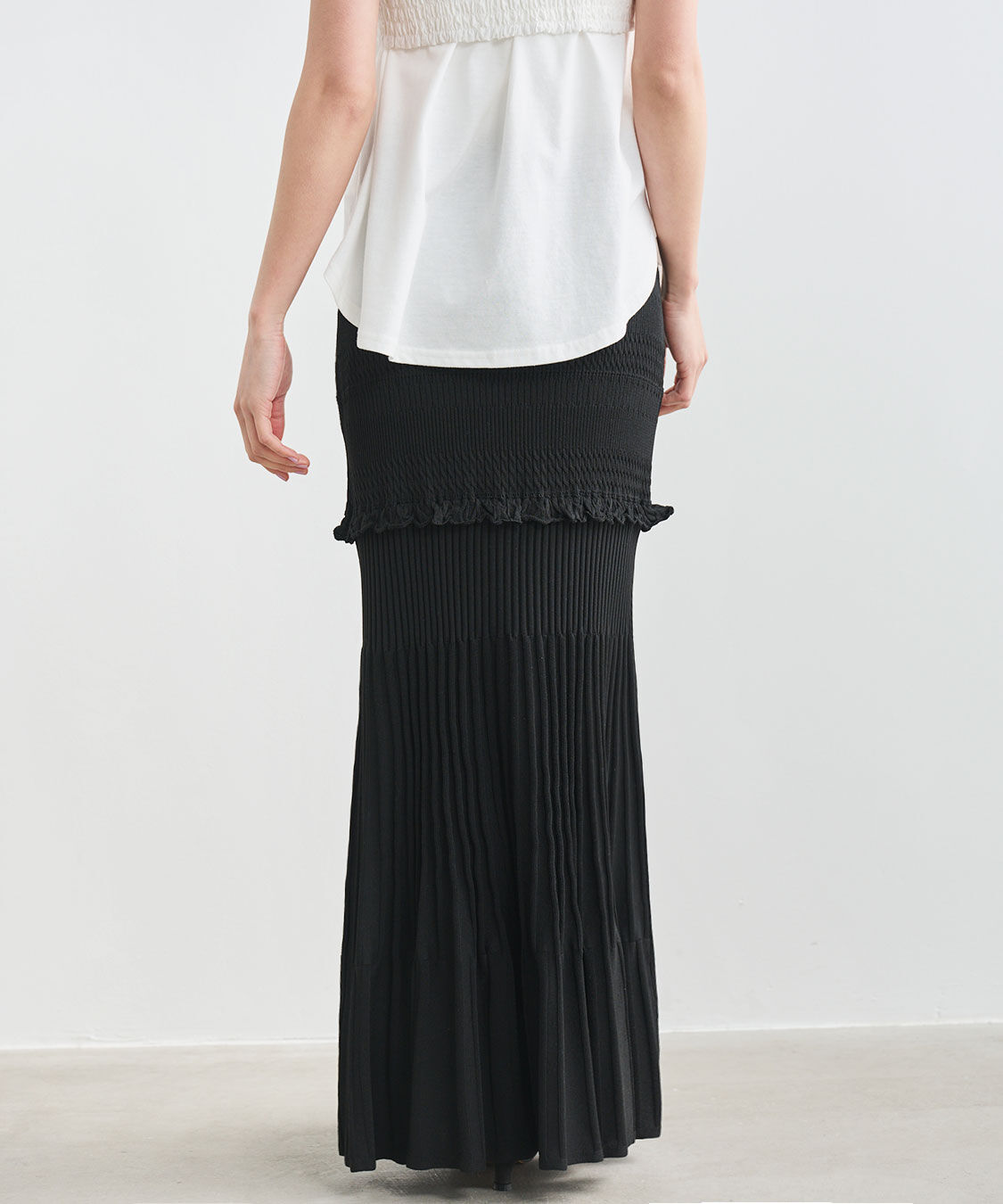 COCO DEAL「柄編みニットマーメイドスカート」|スカート|