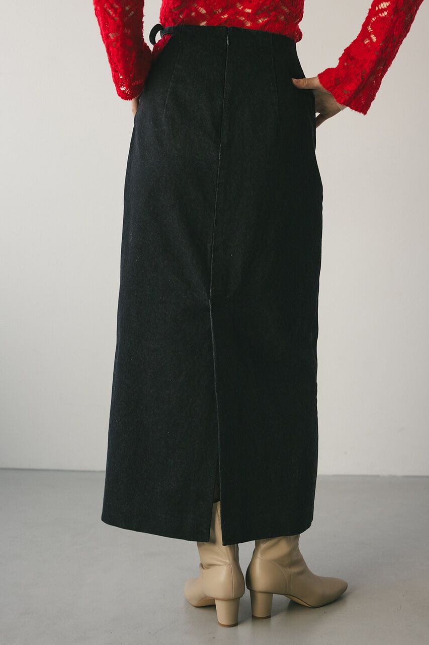 STYLEMIXER「スランティングストリングデニムスカート」|スカート|