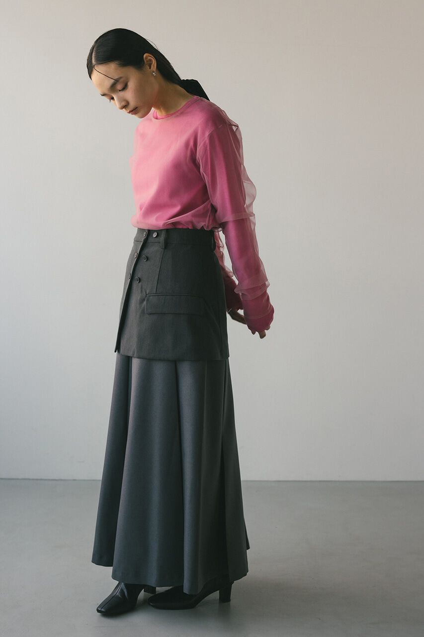 STYLEMIXER「2ピースシアーレイヤードニット」|ニット・セーター|