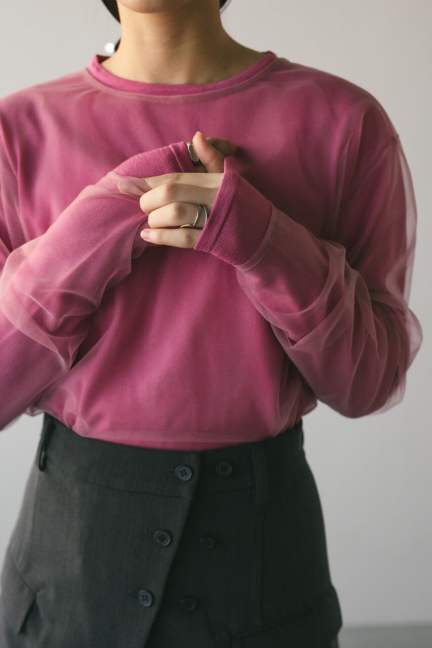 STYLEMIXER「2ピースシアーレイヤードニット」|ニット・セーター|