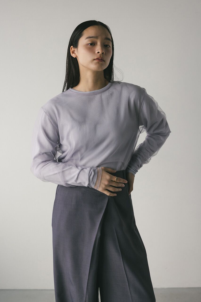 STYLEMIXER「2ピースシアーレイヤードニット」|ニット・セーター|