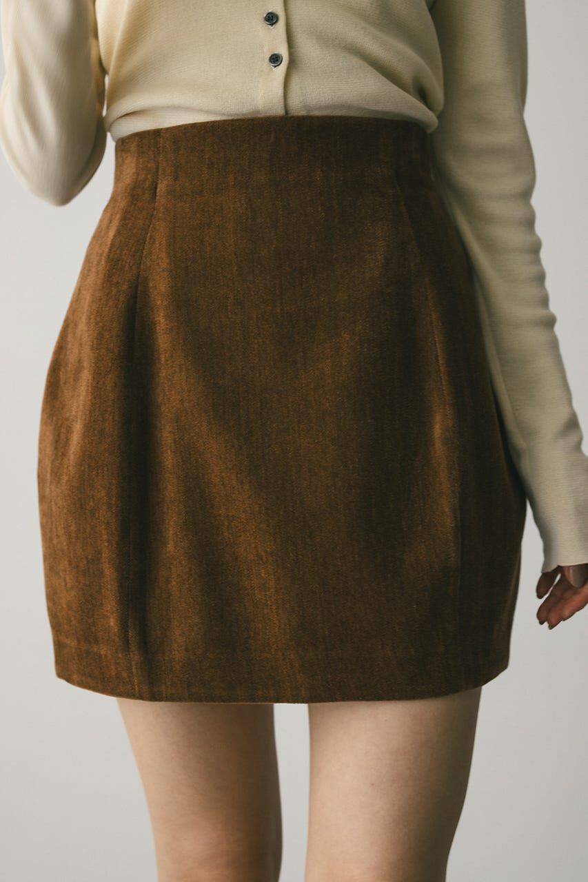 STYLEMIXER「ベロアミニスカートパンツ」|スカート|