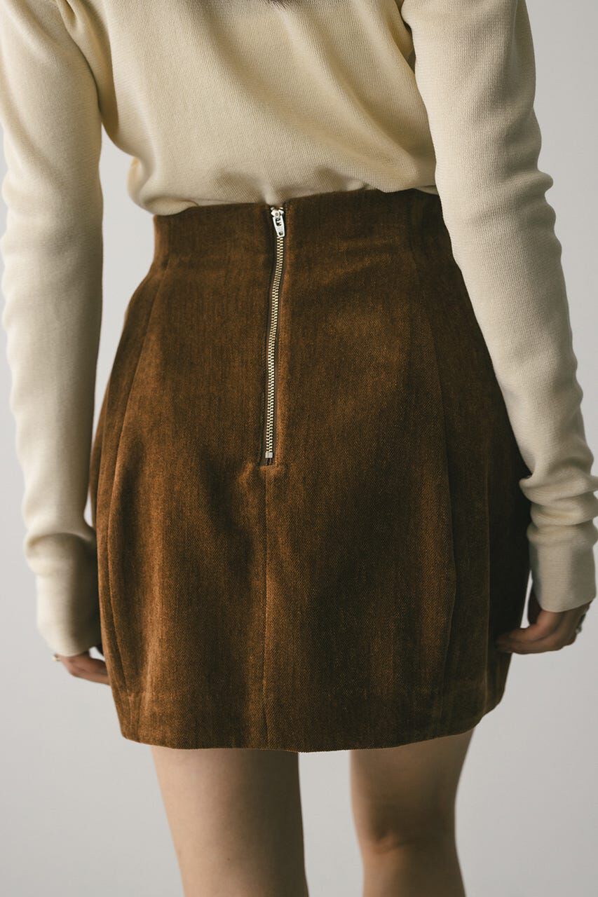 STYLEMIXER「ベロアミニスカートパンツ」|スカート|