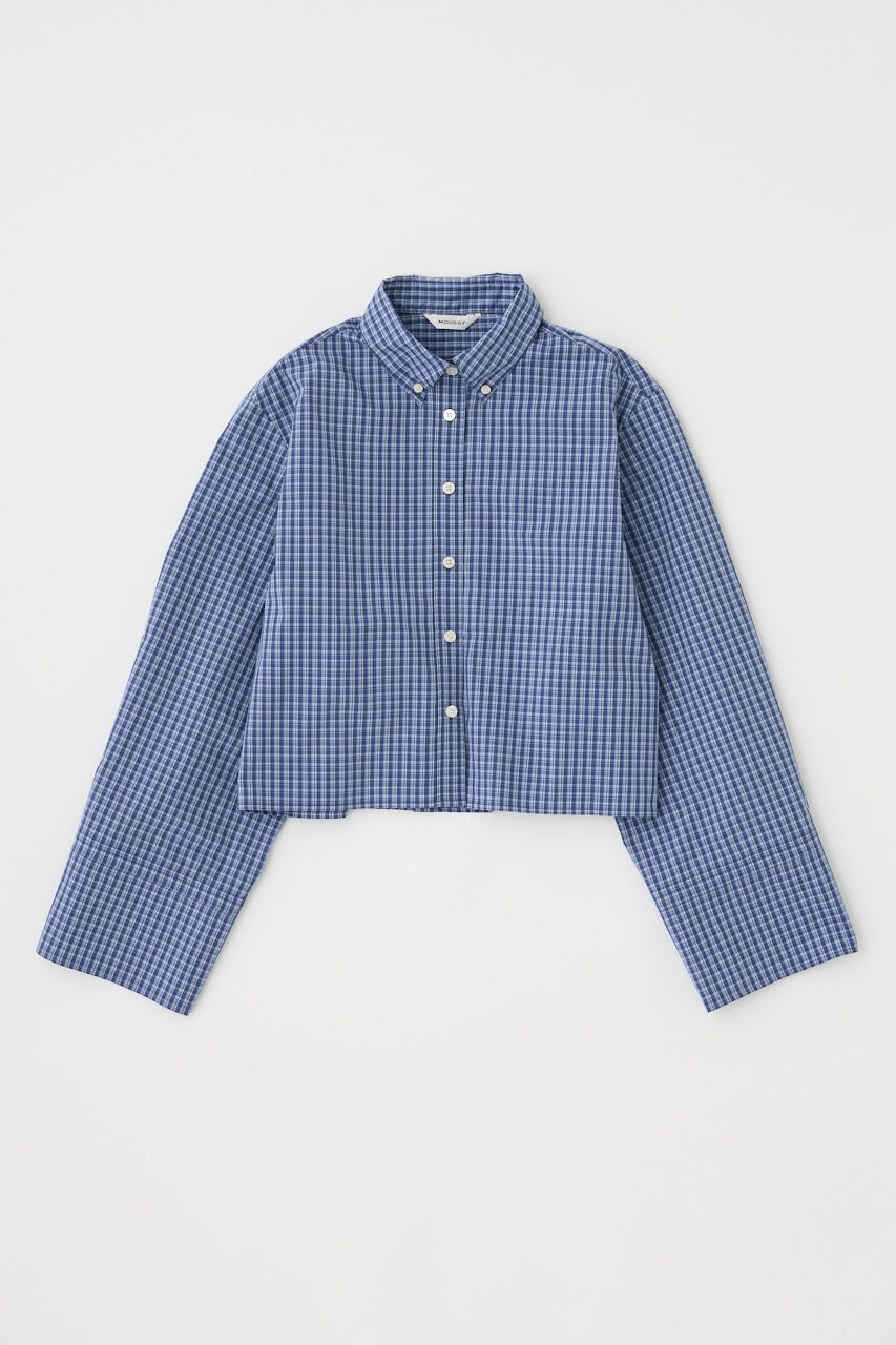 MOUSSY「WIDE SLEEVE PLAID シャツ」|シャツ・ブラウス|