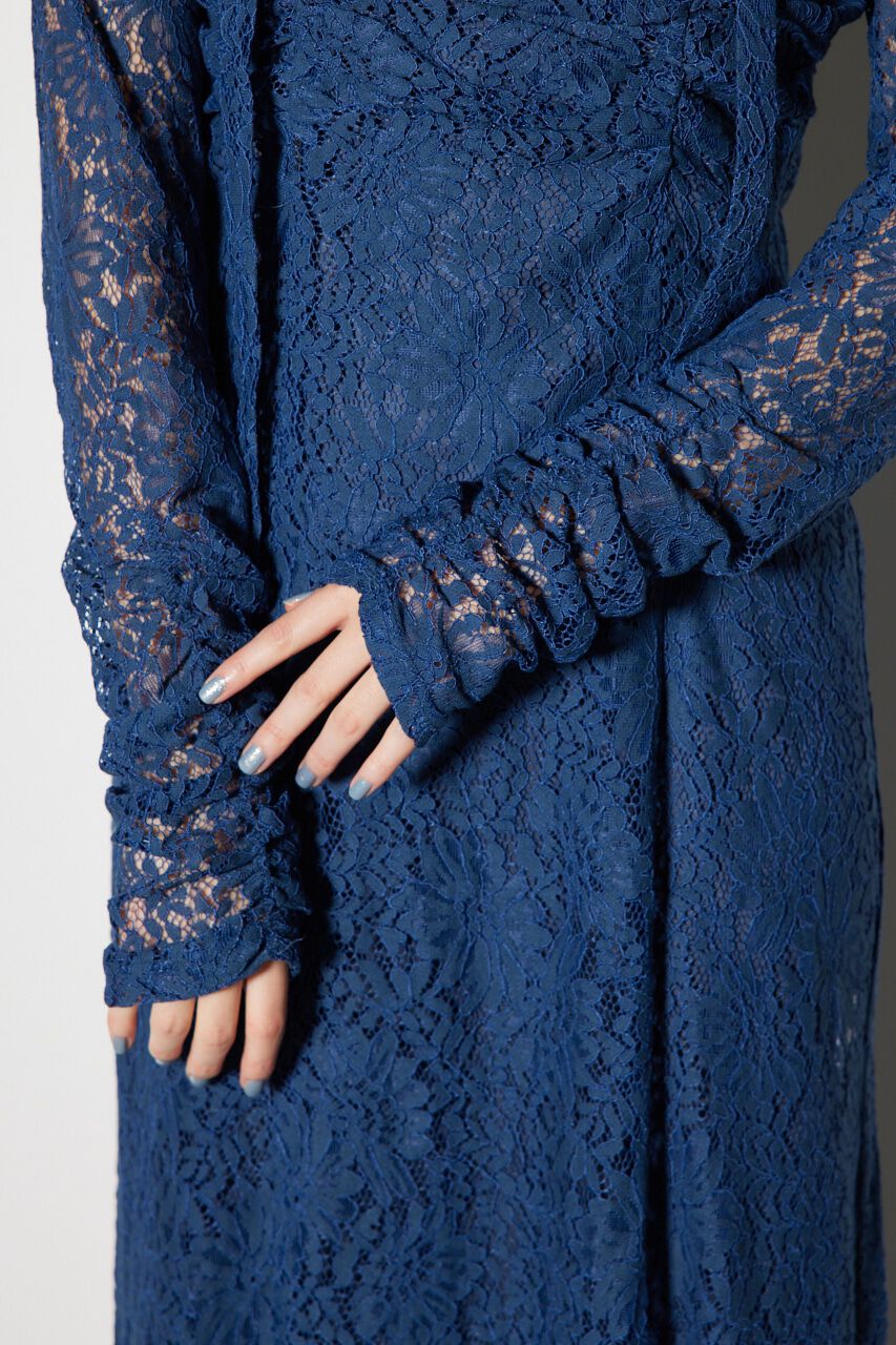 rienda「チョーカー付Iラインレースワンピース」|ワンピース|