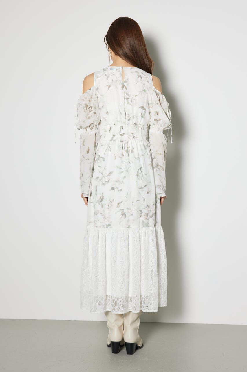 rienda「2WAYレースドッキングフレアワンピース」|ワンピース|