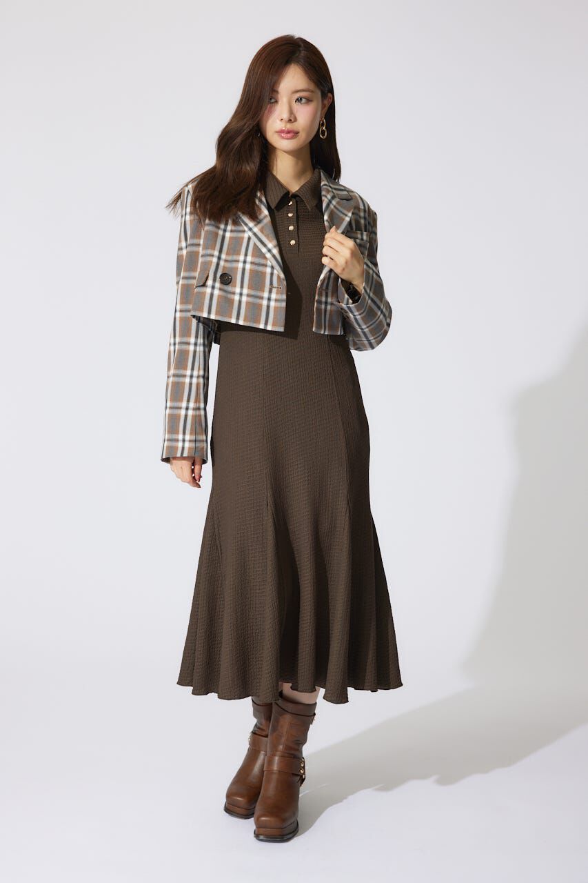 rienda「ダブルテーラードショートジャケット」|その他|