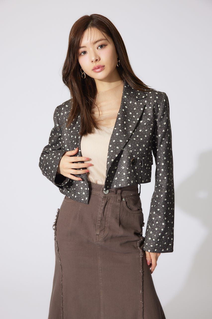 rienda「ダブルテーラードショートジャケット」|その他|