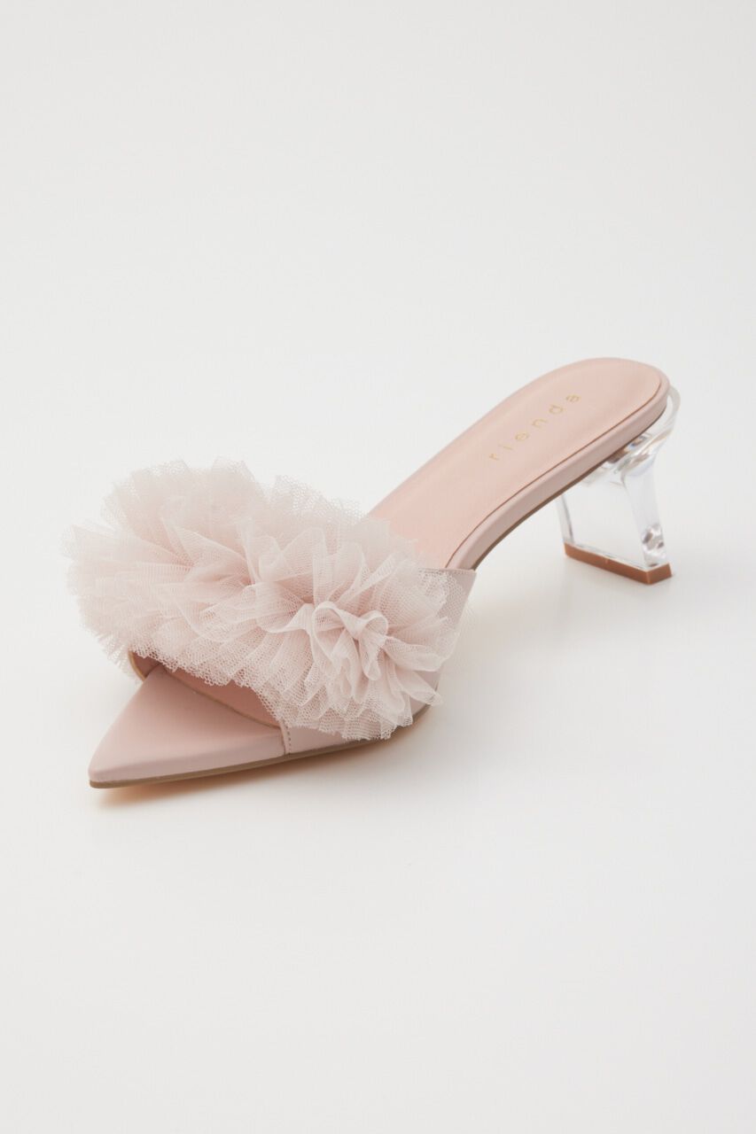 rienda「クリアヒールチュールサンダル」|サンダル|