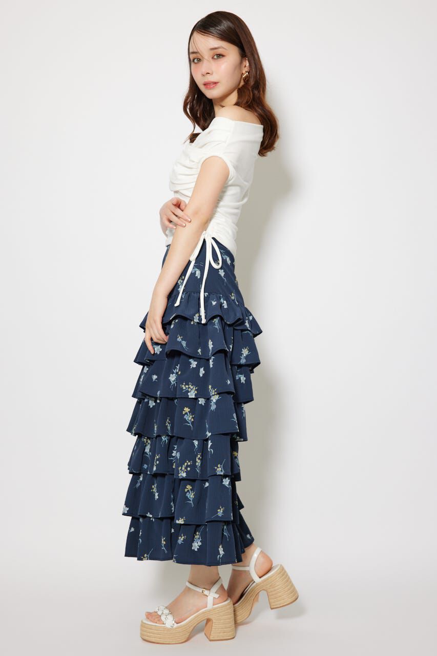 rienda「カシュクールサイドドロストトップス」|Tシャツ・カットソー|