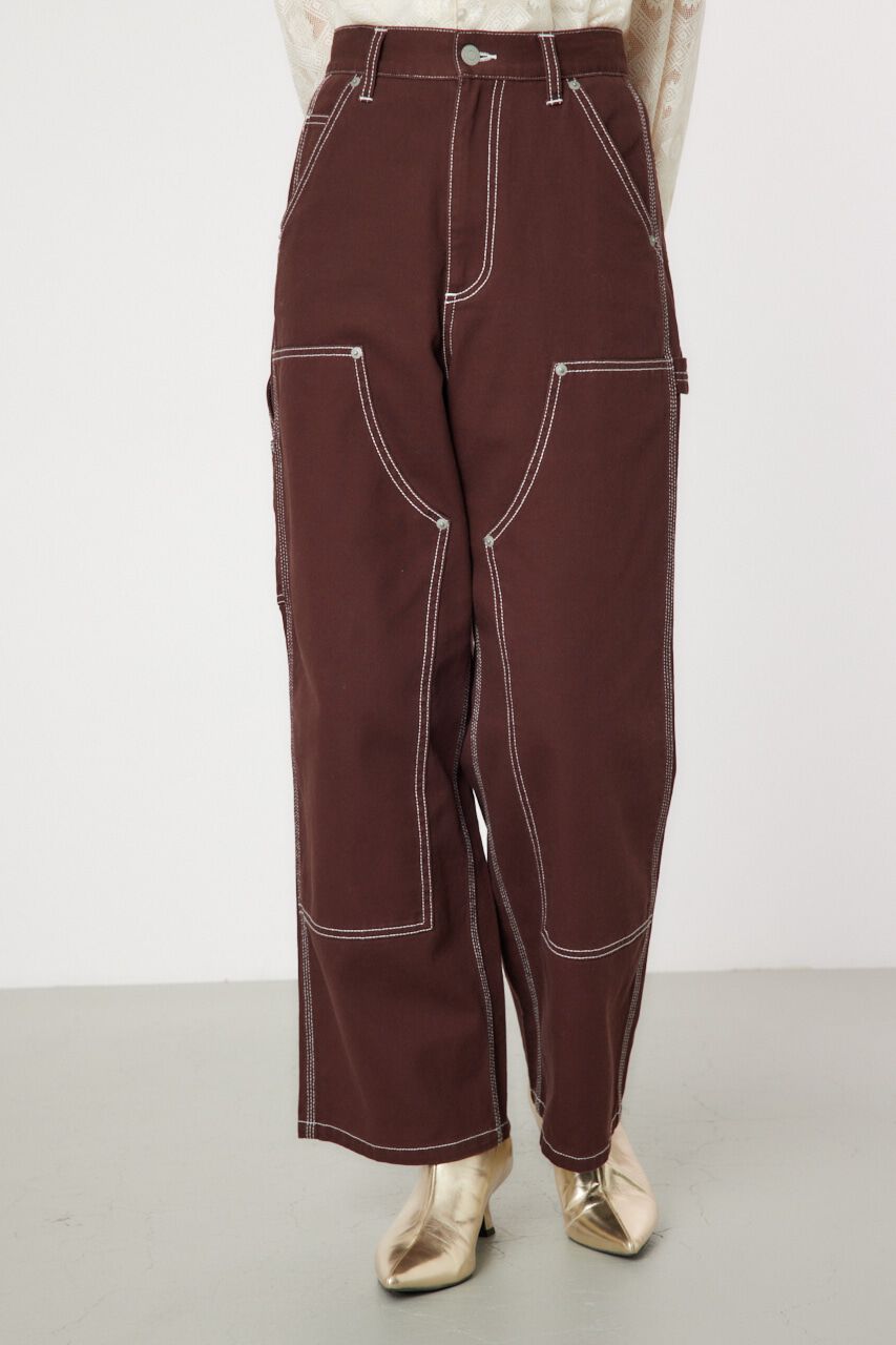 RODEO CROWNS「DOUBLE KNEE ペインターパンツ」|その他|BRN