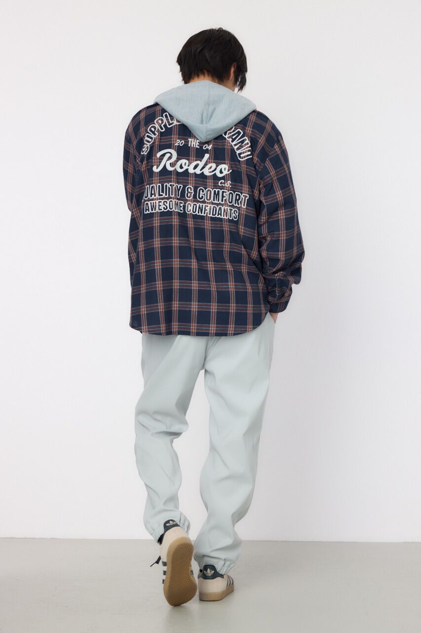 RODEO CROWNS「フーデッドチェックシャツ」|シャツ・ブラウス|
