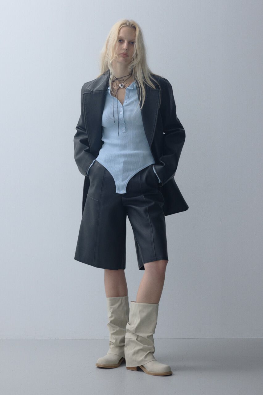 SLY「VINTAGE F／LEATHER TAILORED ジャケット」|その他|