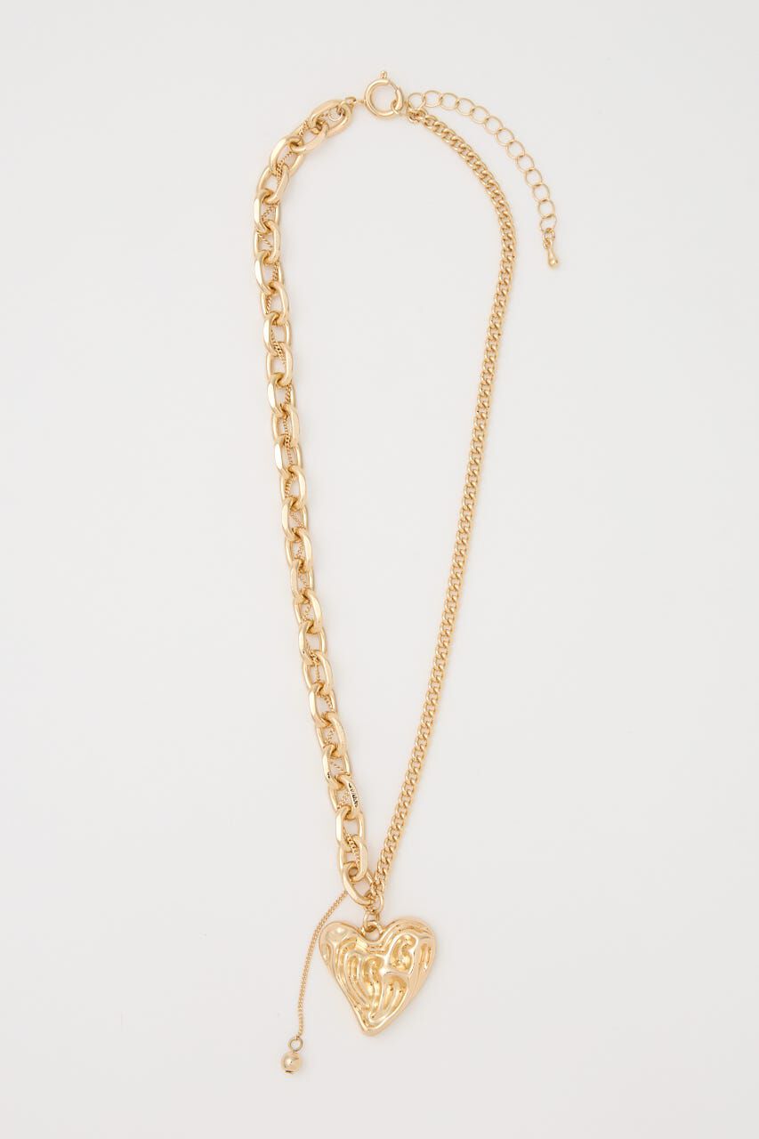SLY「RANDOM CHAIN HEART ネックレス」|ネックレス|GLD