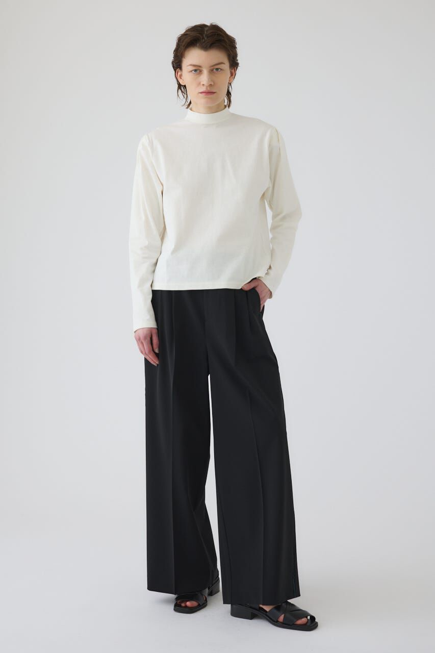 RIM.ARK 「Curved sleeve high collar tops」|Tシャツ・カットソー|