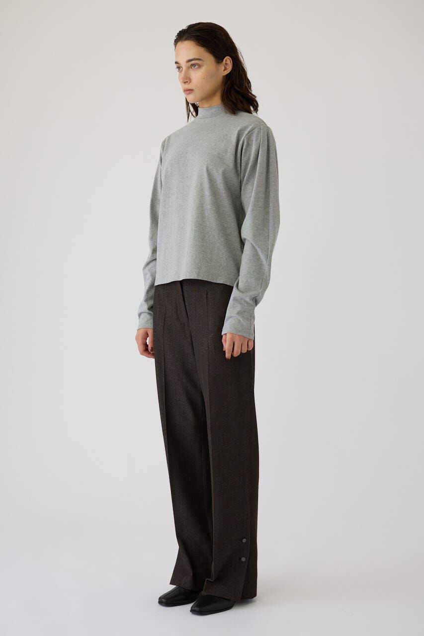 RIM.ARK 「Curved sleeve high collar tops」|Tシャツ・カットソー|