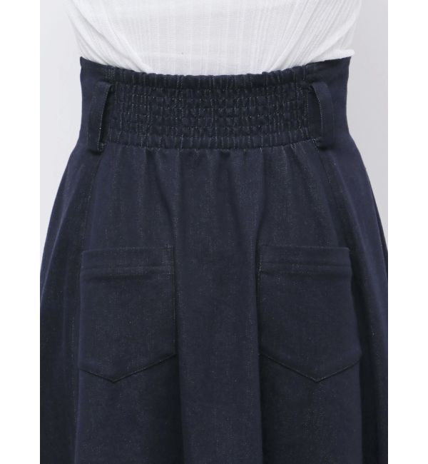 ELENDEEK「DENIM TUCKED SK」|スカート|