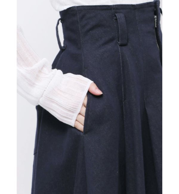 ELENDEEK「DENIM TUCKED SK」|スカート|