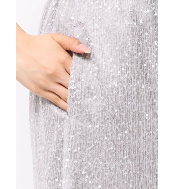 ELENDEEK「SPANGLE PLEATS SK」|スカート|