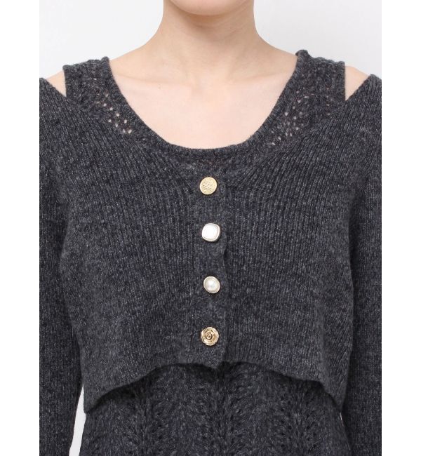 RESEXXY「アンサンブルレースニットワンピース」|ワンピース|