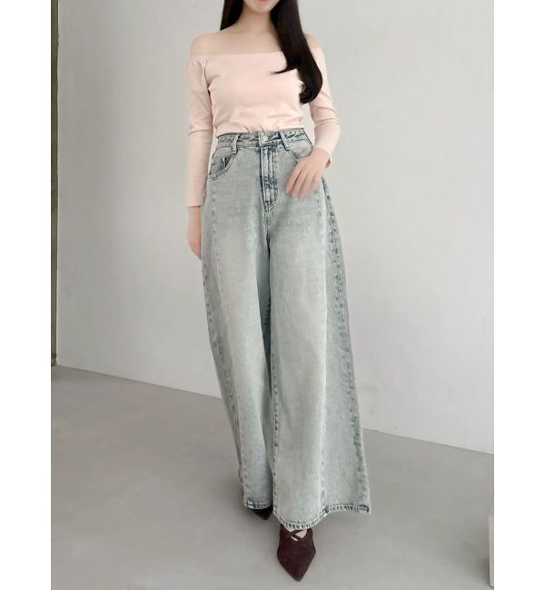 dazzlin「【吉田朱里】温感・セラミド加工カップインオフショルインナー」|インナー|