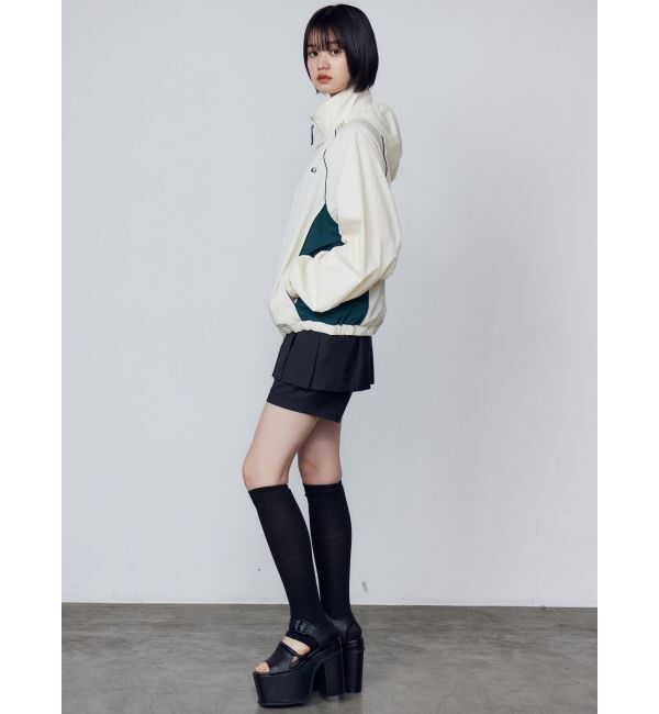 EMODA「ナイロンジップアップブルゾン」|ブルゾン・スタジャン|