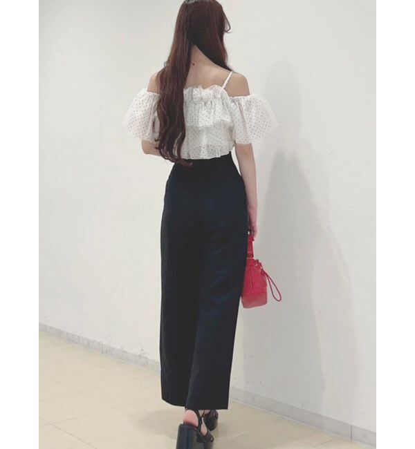 MERCURYDUO「ハイウエストコルセットパンツ」|その他|