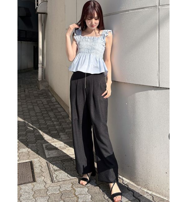 MERCURYDUO「ハイウエストコルセットパンツ」|その他|