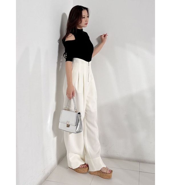 MERCURYDUO「ハイウエストコルセットパンツ」|その他|