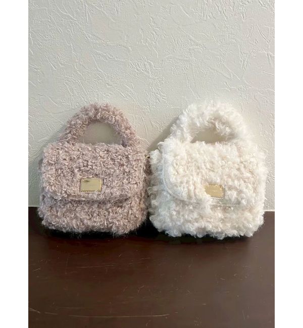 MERCURYDUO「プードルファーバッグ」|ハンドバッグ|