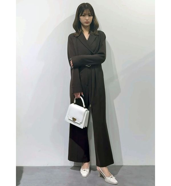 MERCURYDUO「テーラーカラーコンビネゾン」|オールインワン|