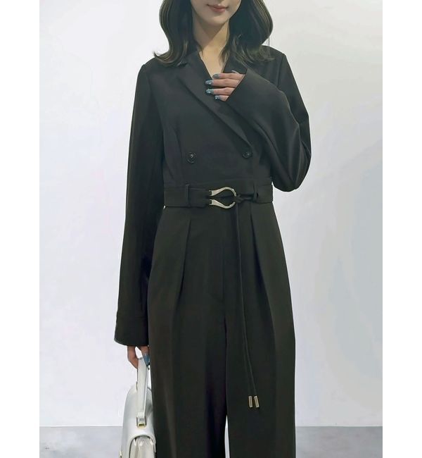 MERCURYDUO「テーラーカラーコンビネゾン」|オールインワン|