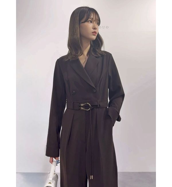 MERCURYDUO「テーラーカラーコンビネゾン」|オールインワン|