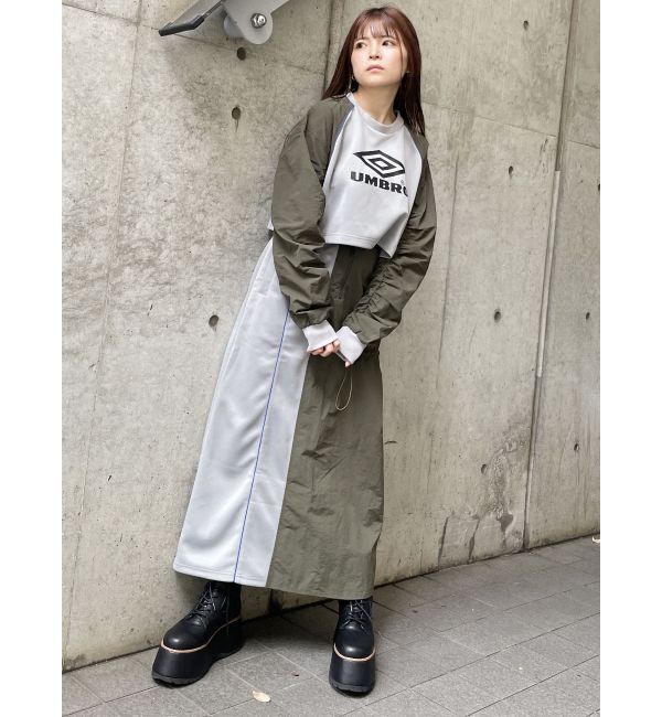 MURUA「【UMBRO&times;MURUA】スイッチマテリアルスカート」|スカート|