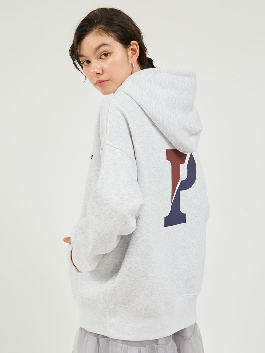 emmi「【emmi&times;GOOD ROCK SPEED】カレッジワイドボディフーディ」|スウェット・ジャージ|LGRY