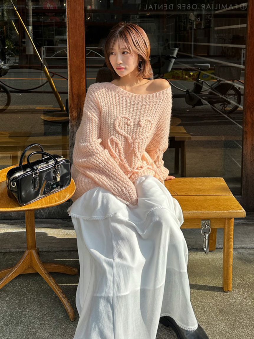 SNIDEL「Sustainableバリエーションティアードスカート」|スカート|