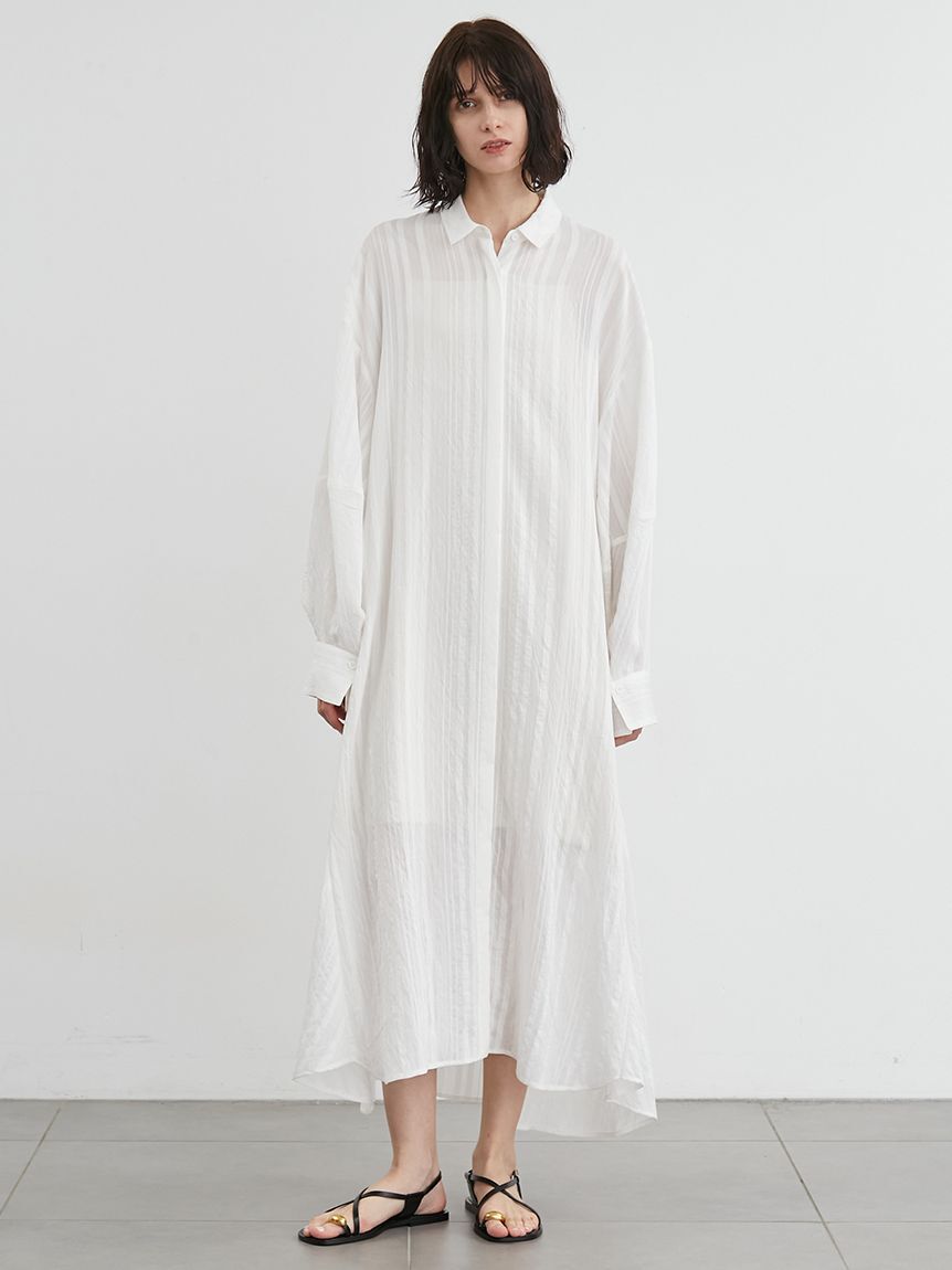 styling/「ジャガードシャツワンピース」|ワンピース|
