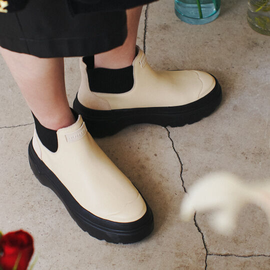 HUNTER「リファインド エクスプローラー プルオン レザー ブーツ」|ショートブーツ|BLV