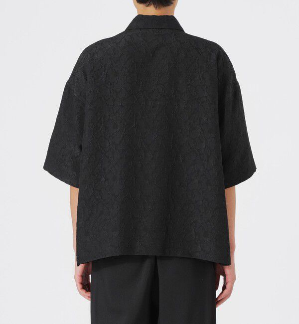  「フクレジャカードジップショートスリーブ」|シャツ・ブラウス|