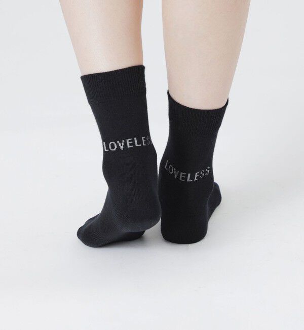  「25AW EXCLUSIVE!!【Tabio/タビオ】「LOVELESS」ロゴソックス レディース」|ソックス|
