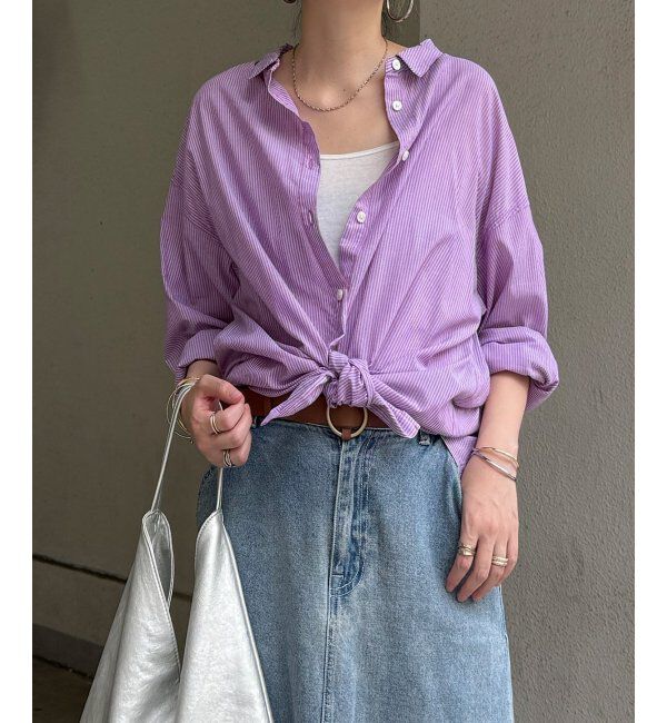 Lbc with Life「ふんわり70コットン2WAYシャツ」|シャツ・ブラウス|