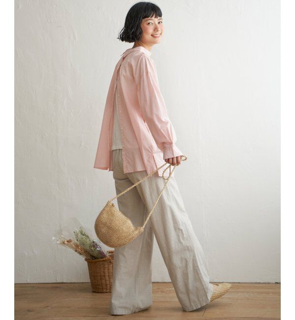 Lbc with Life「ふんわり70コットン2WAYシャツ」|シャツ・ブラウス|